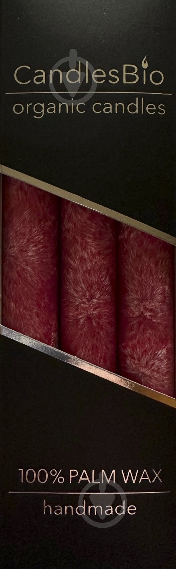 Набор свечей WP05 20/180 красный 3 шт. CandlesBio - фото 1