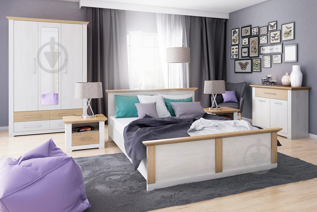 Комод VMV Holding Arsal 2D1S дуб каменный/сосна норвежская - фото 2