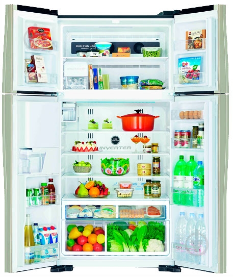 Холодильник Hitachi R-W660PUC3GGR - фото 2 Холодильник Hitachi R-W660PUC3GGR - фото 2