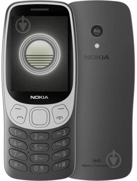 Мобильный телефон Nokia 3210 4G 2024 Dual Sim black Nokia 3210 4G DS 2024 Black - фото 1