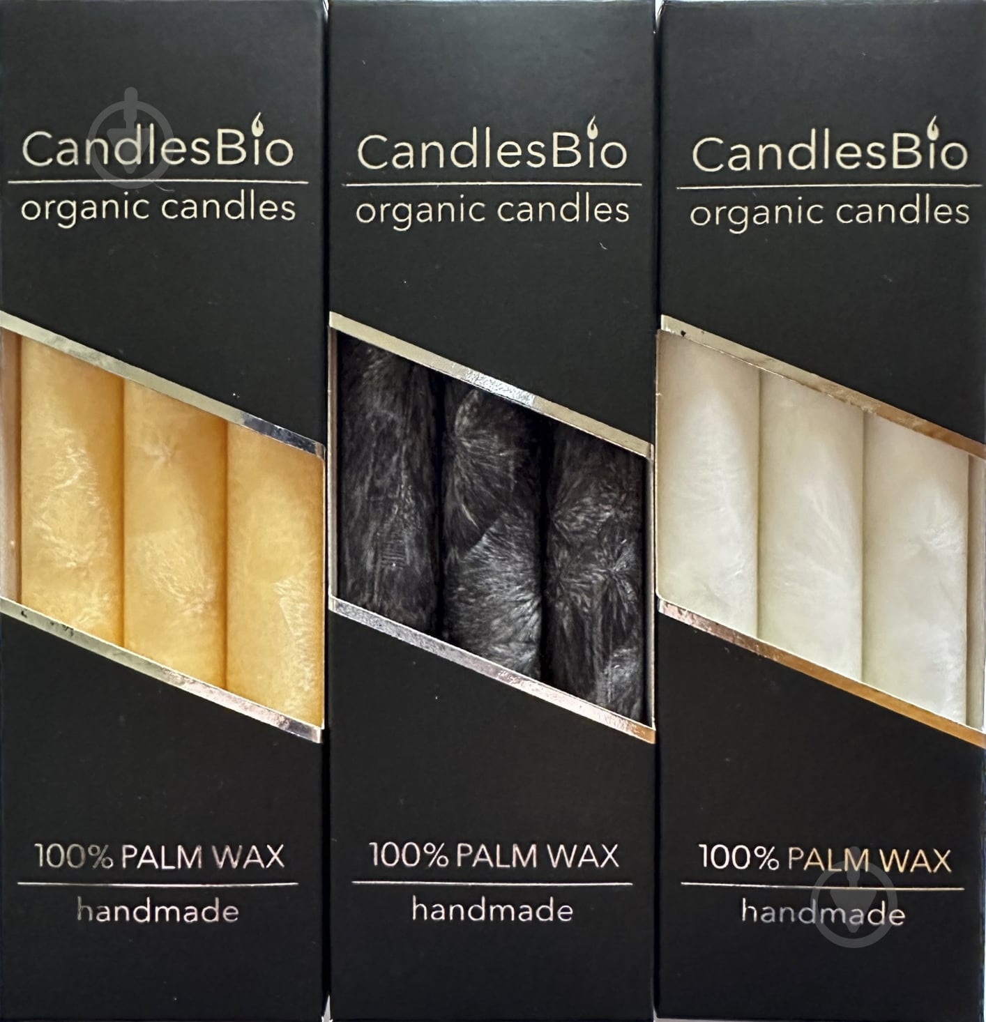 Набор свечей WP13 20/180 ваниль 3 шт. CandlesBio - фото 2 Набор свечей WP13 20/180 ваниль 3 шт. CandlesBio - фото 2