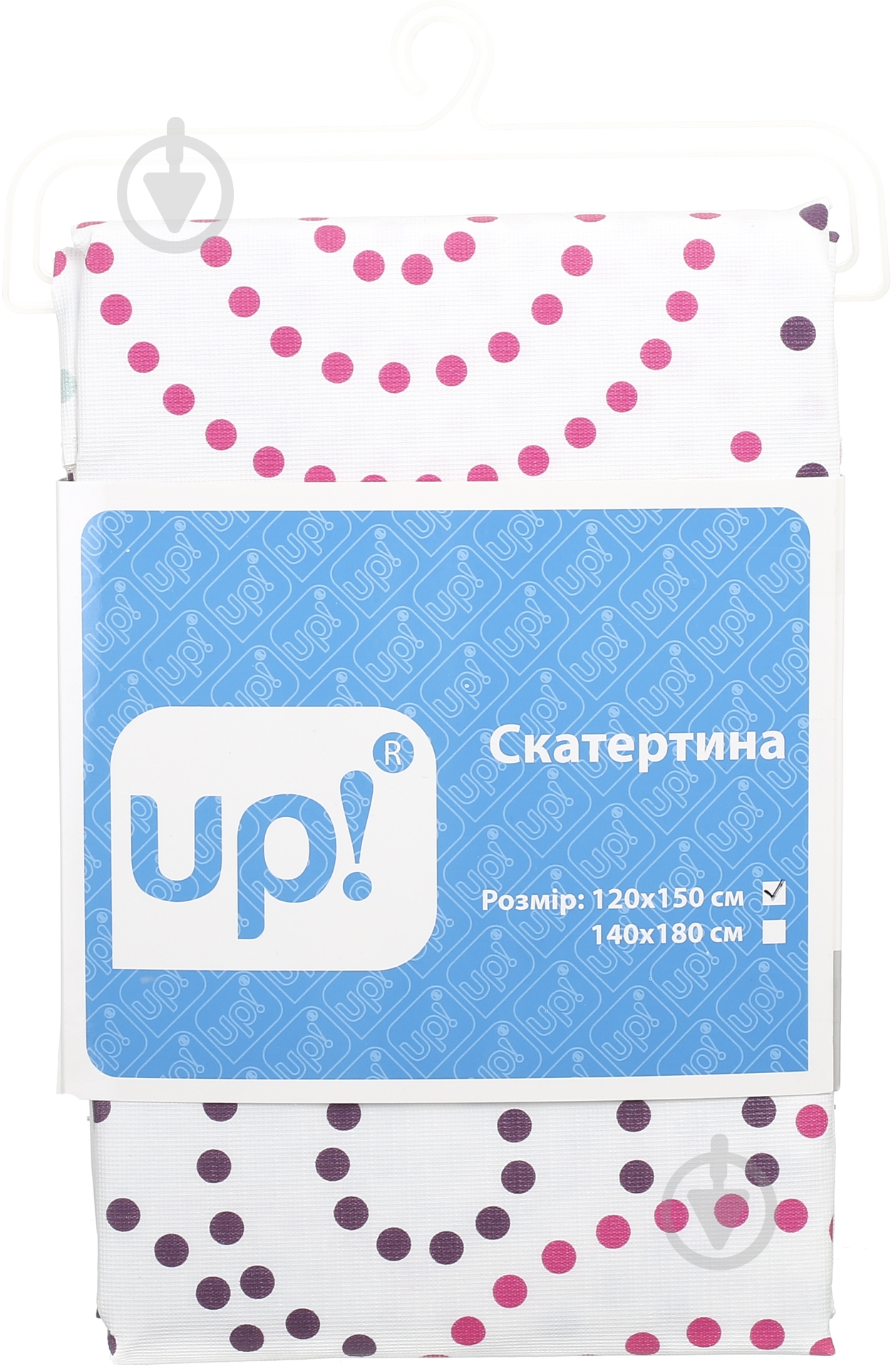 Скатерть Гео 120x150 см белый с рисунком UP! (Underprice) - фото 3 Скатерть Гео 120x150 см белый с рисунком UP! (Underprice) - фото 3