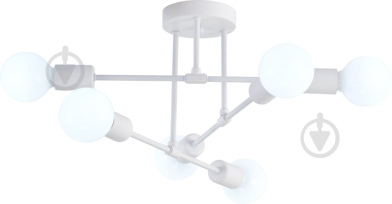 Люстра ELIOS 6x6 Вт E27 101 Белая DL1015 - фото 2