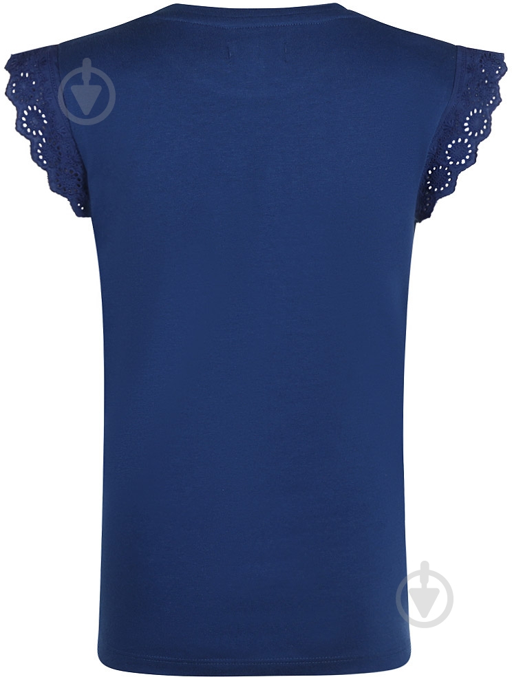 Футболка для дівчаток NWM р.128 синій кобальт R50041-1 - фото 2