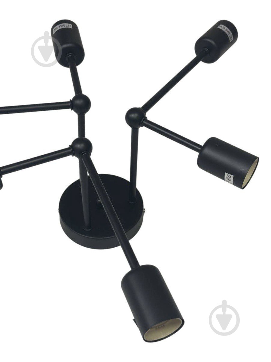 Люстра ELIOS 6x5 Вт E27 [019] Black DL1017 - фото 7