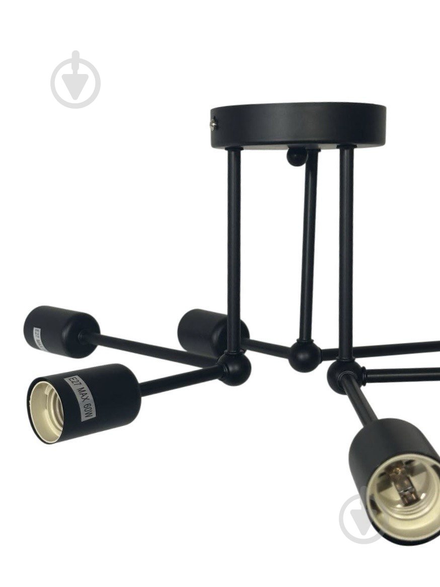 Люстра ELIOS 6x5 Вт E27 [019] Black DL1017 - фото 8