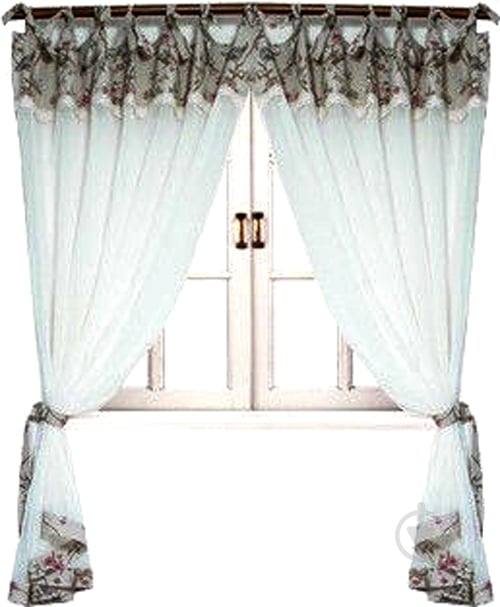 Комплект штор БАТИСТ ROSETTES Прованс - фото 1