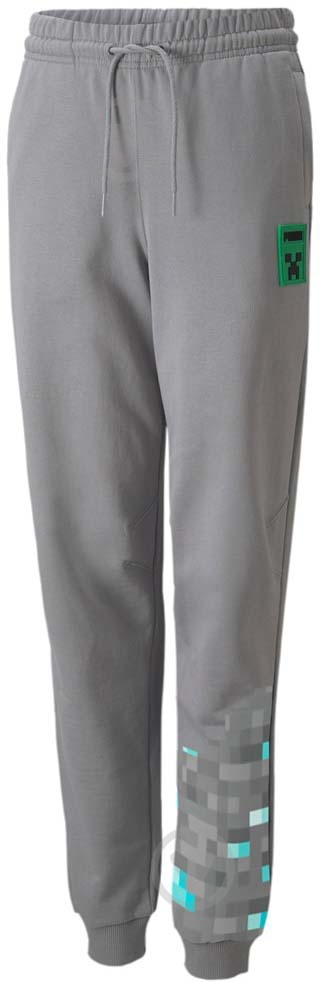 Брюки Puma MINECRAFT SWEATPANTS 53343776 р. 152 серый - фото 5