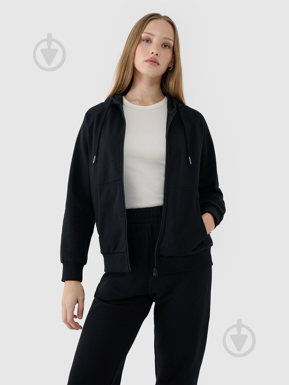 Джемпер 4F SWEATSHIRT F1541 4FWSS25TSWSF1541-20S р.XL чорний - фото 4