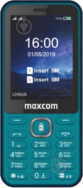 Мобильный телефон Maxcom MM814 Type-C green MM814 Type-C Green - фото 2