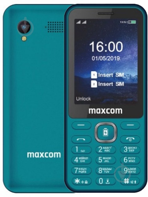 Мобильный телефон Maxcom MM814 Type-C green MM814 Type-C Green - фото 1
