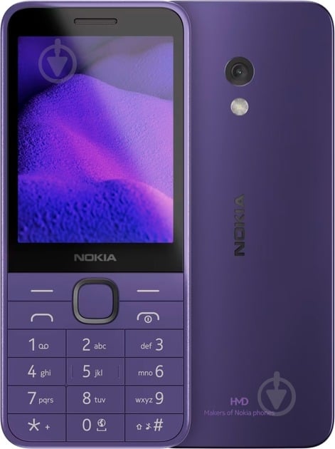 Мобильный телефон Nokia 235 4G 2024 Dual Sim purple Nokia 235 4G 2024 Purple - фото 1