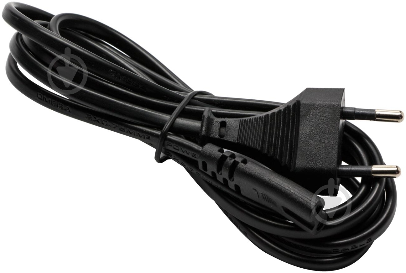 Кабель EMT IEC C7 – Europlug 1.8 м черный (5-030;5-0301) - фото 1