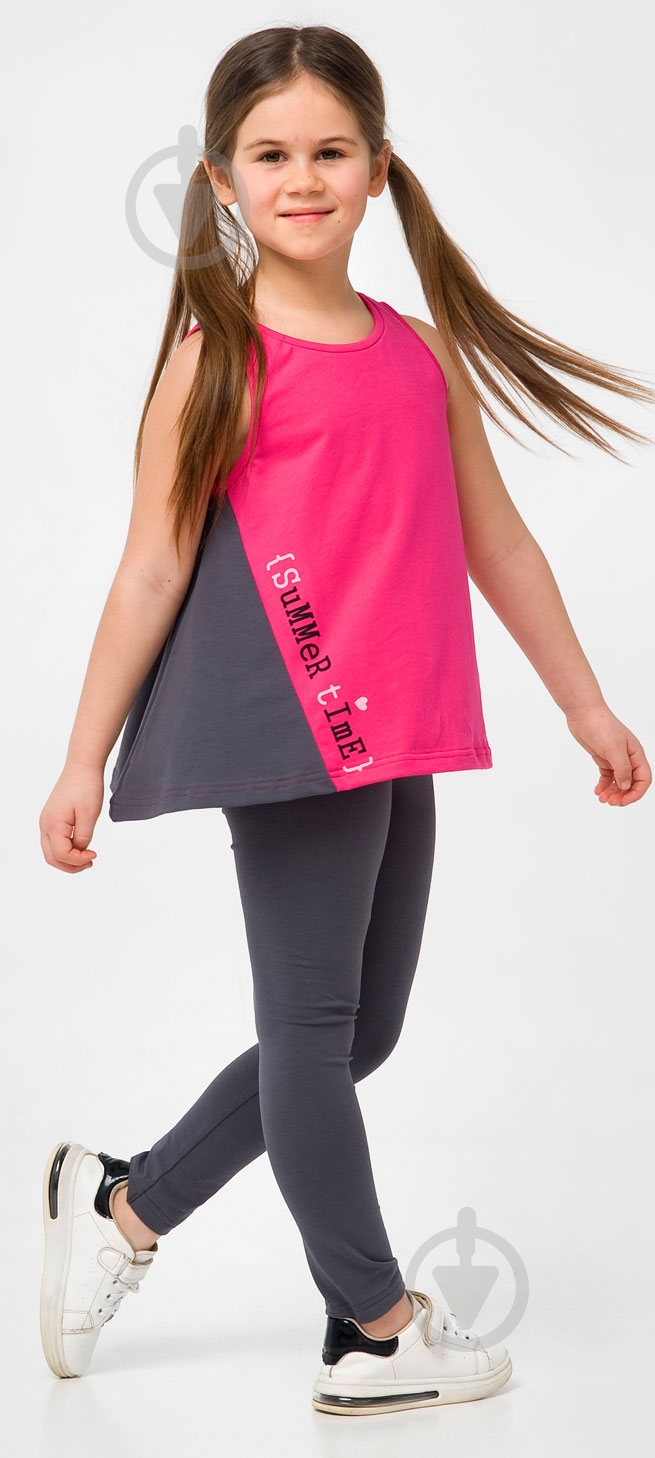 Штаны для девочек Smil р.110 серый 115486 - фото 1 Штаны для девочек Smil р.110 серый 115486 - фото 1