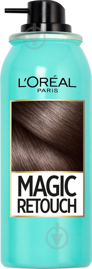 Спрей тонуючий L'Oreal Paris Magic Retouch темно-каштановий 75 мл - фото 2