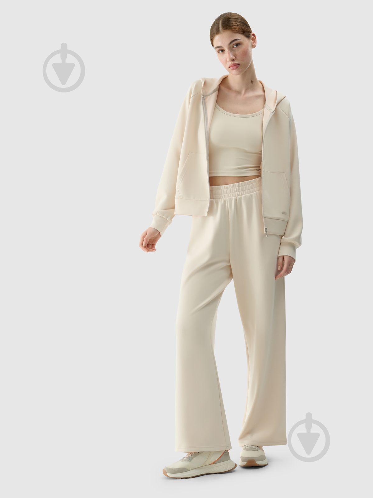 Джемпер 4F SWEATSHIRT F1577 4FWSS25TSWSF1577-83S р.XS бежевый - фото 4