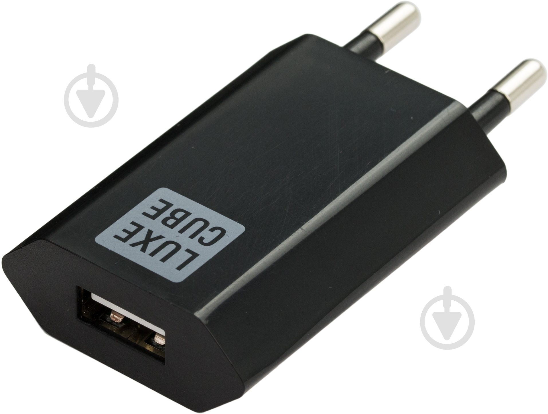 Сетевое зарядное устройство Luxe Cube 1А USB black - фото 1 Сетевое зарядное устройство Luxe Cube 1А USB black - фото 1