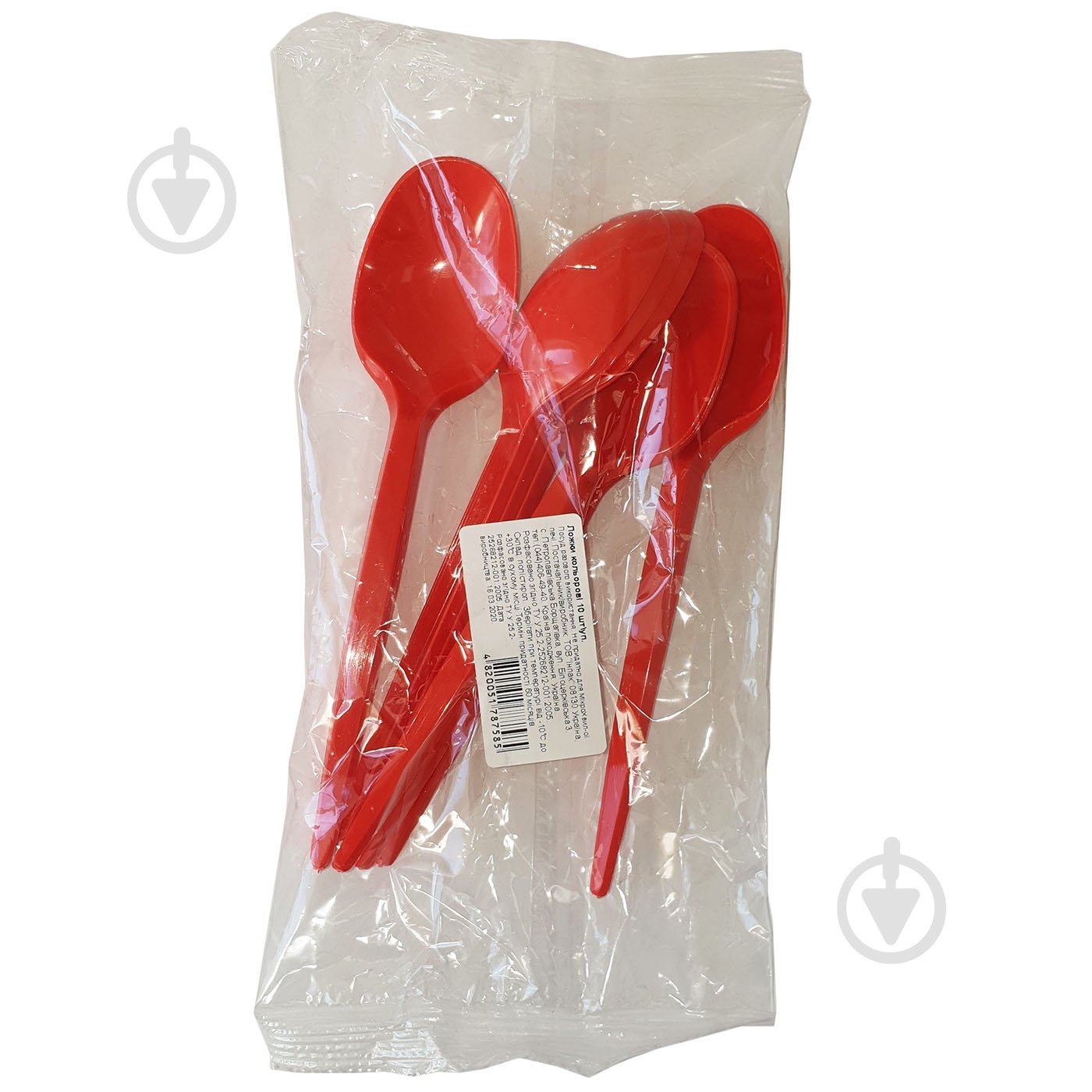 Ложка столовая одноразовая из полистирола Інпак 10 шт. - фото 1