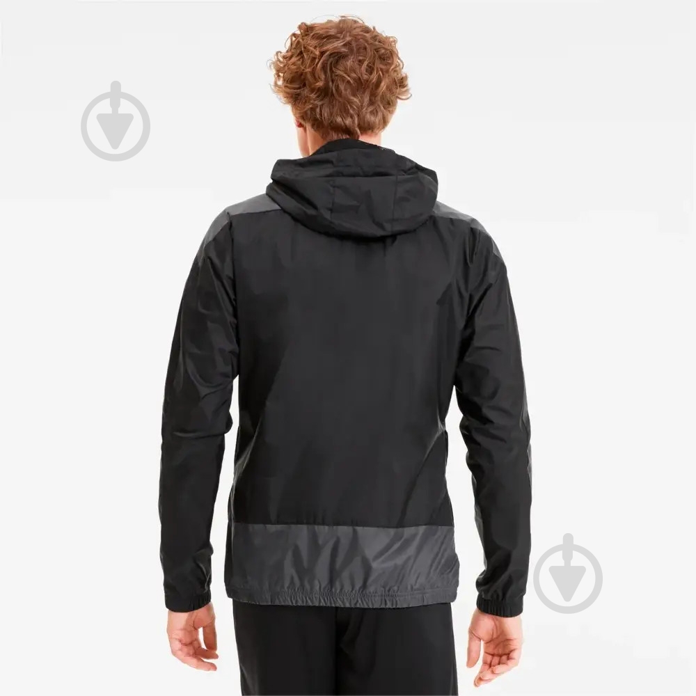 Вітрівка чоловіча Puma TEAMGOAL 23 TRG RAIN JACKET 65655903 р.M чорна - фото 2 Вітрівка чоловіча Puma TEAMGOAL 23 TRG RAIN JACKET 65655903 р.M чорна - фото 2