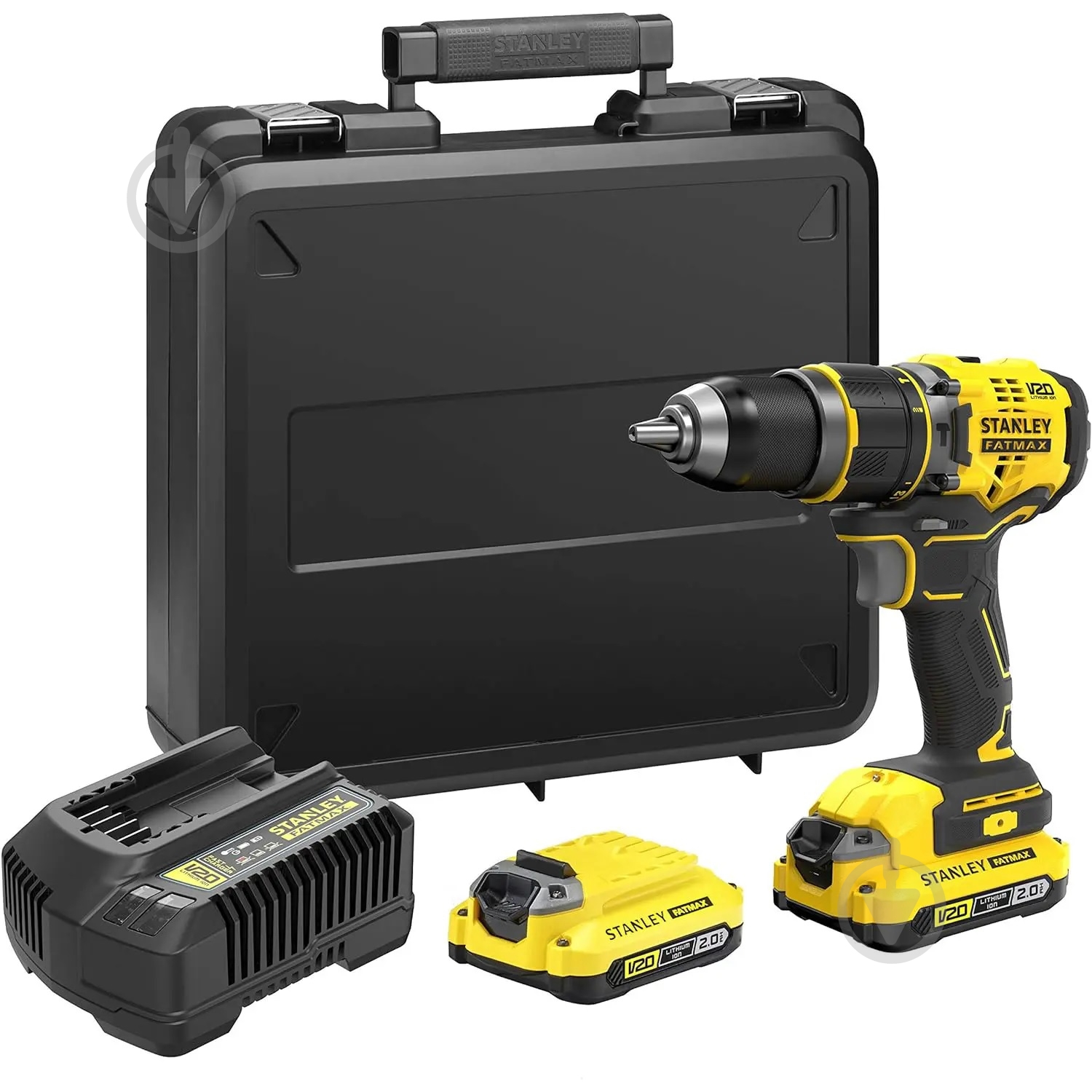 Шуруповерт ударный аккумуляторный Stanley SFMCD721D2K - фото 1 Шуруповерт ударный аккумуляторный Stanley SFMCD721D2K - фото 1