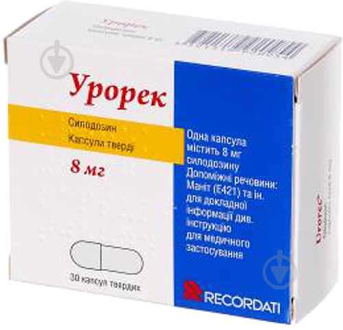 Урорек Recordati 8 мг 30 шт. - фото 1