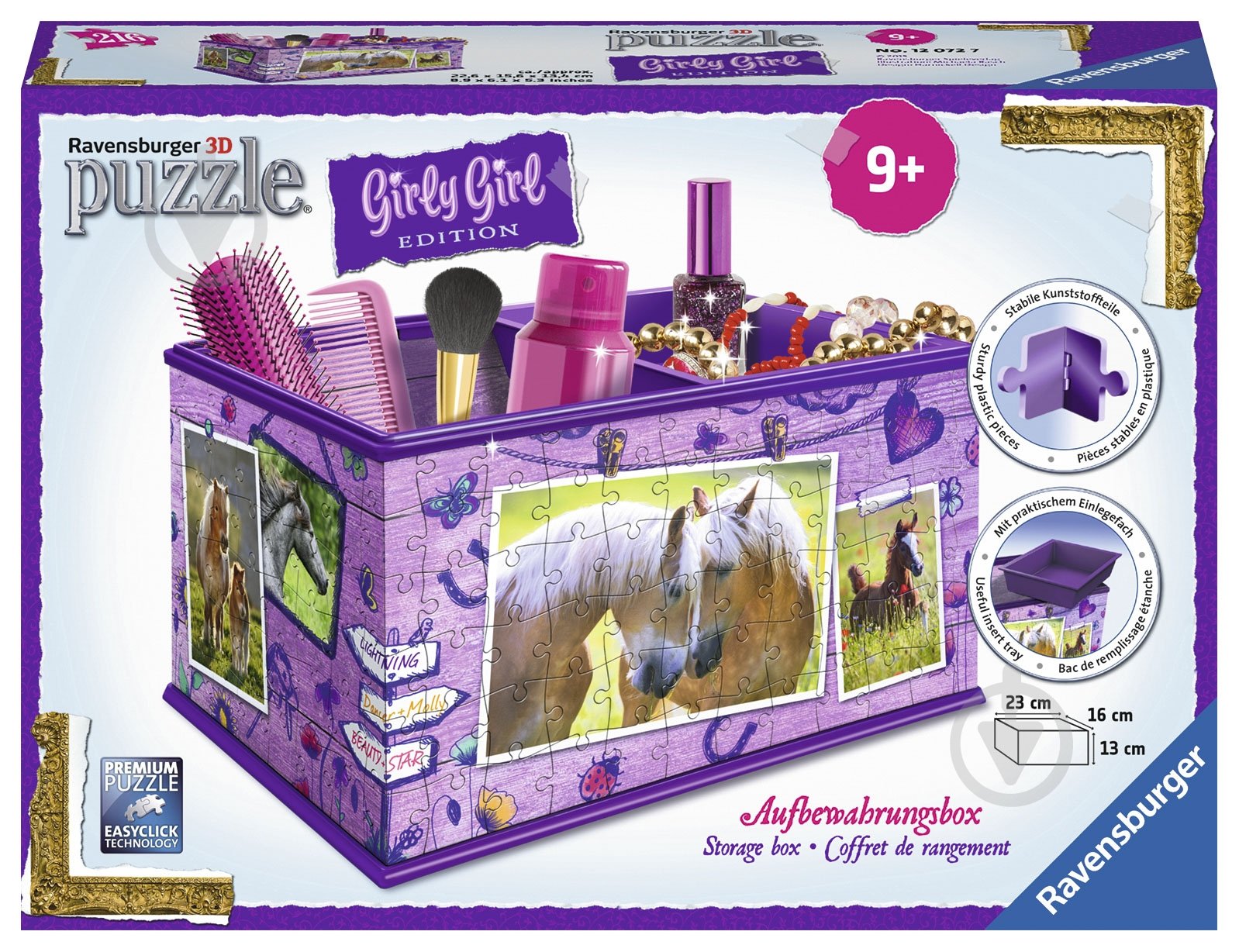 3D-пазл Ravensburger Girly Girl: скринька Коні RSV-120727 - фото 1