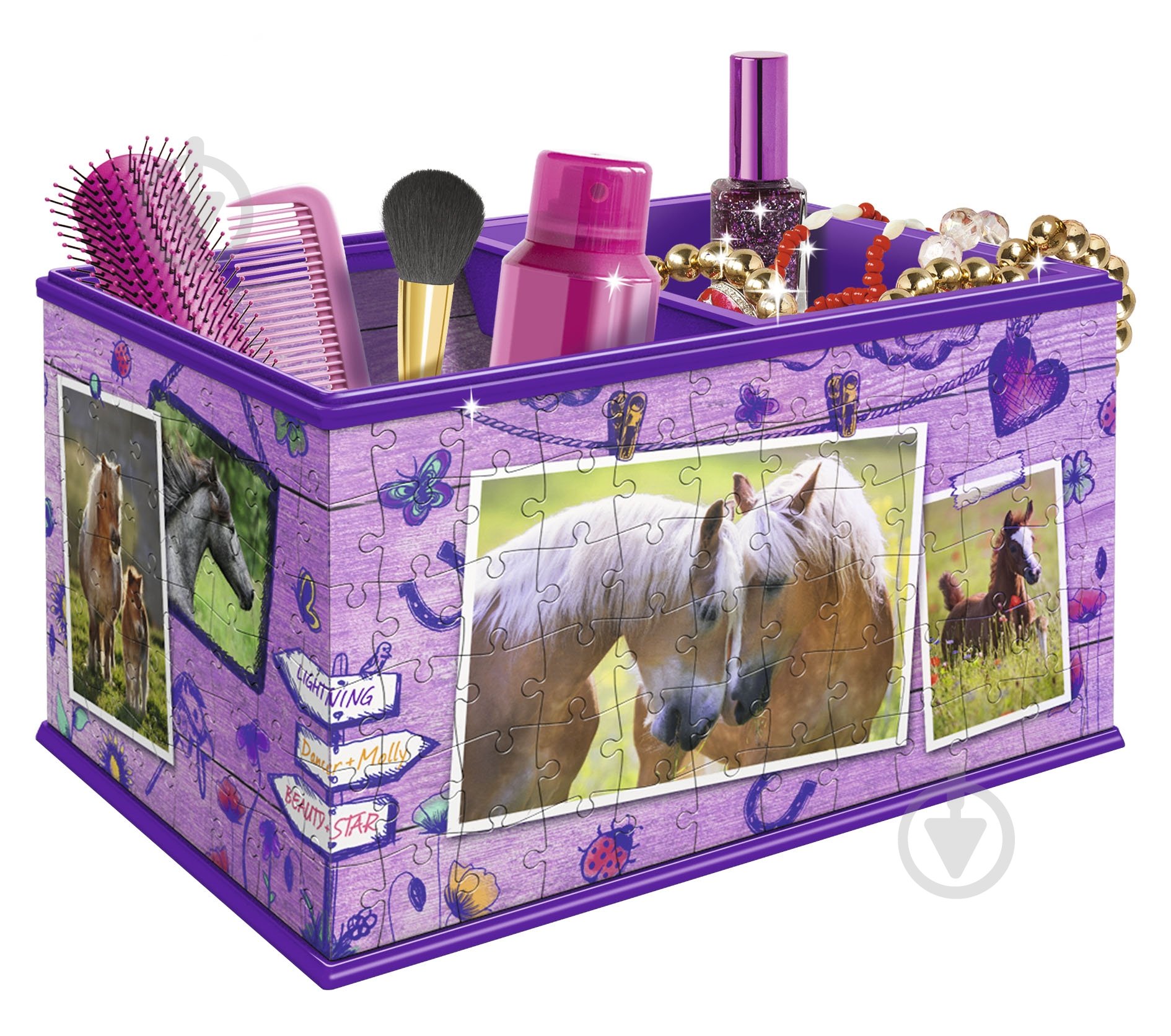 3D-пазл Ravensburger Girly Girl: скринька Коні RSV-120727 - фото 2
