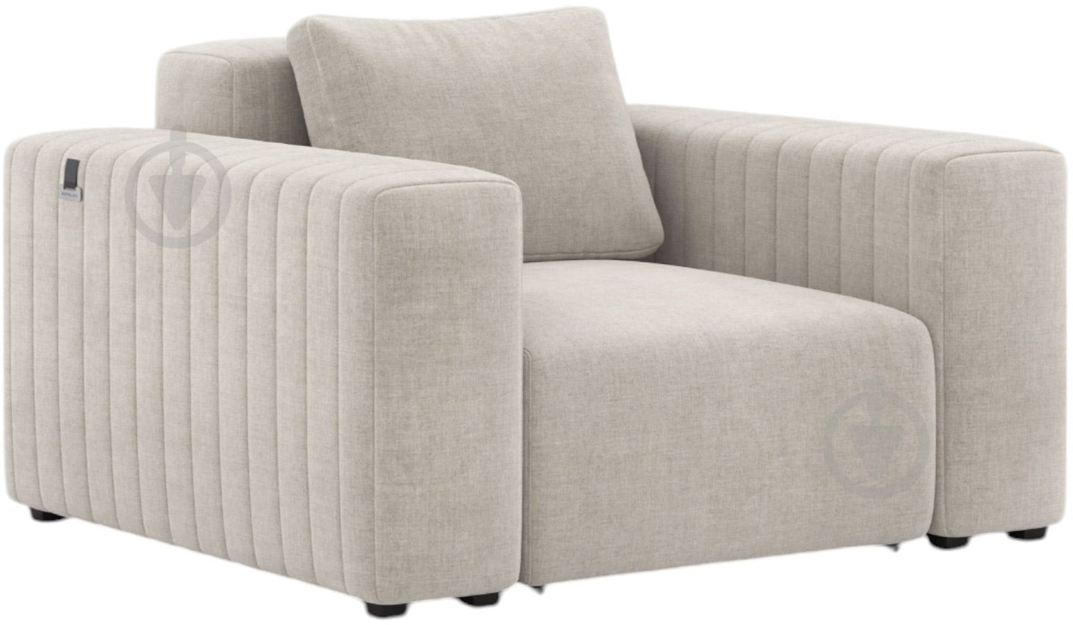 Кресло нераскладное SOFALINO Rolando бежевый - фото 1