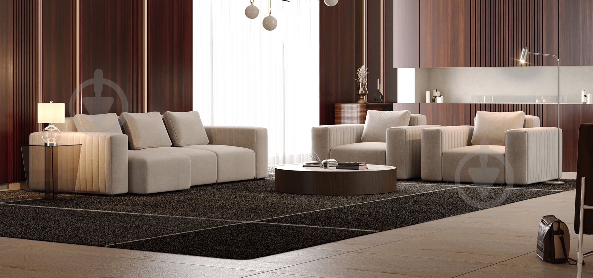 Кресло нераскладное SOFALINO Rolando бежевый - фото 2