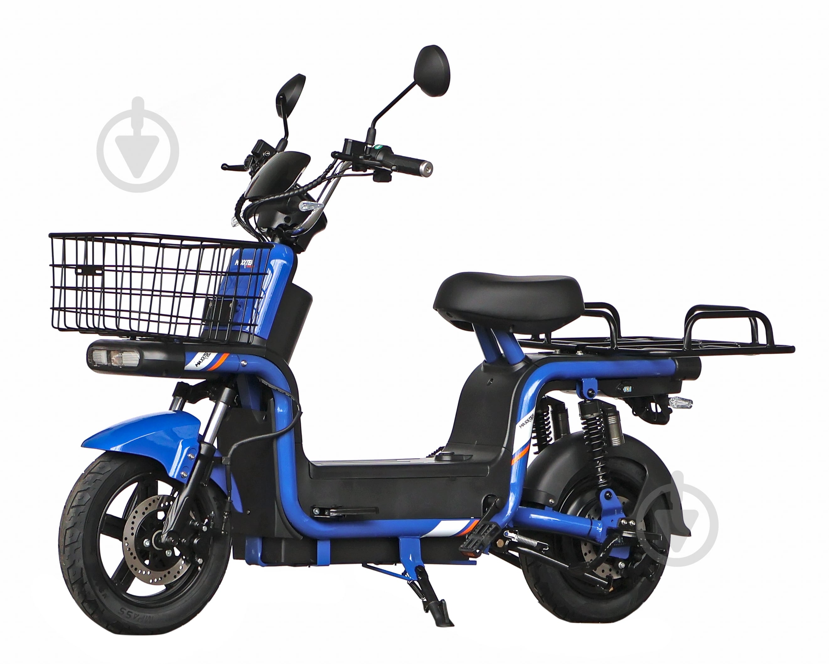 Электроскутер Maxxter RUNNER (Black-Blue) 1500 Вт - фото 1