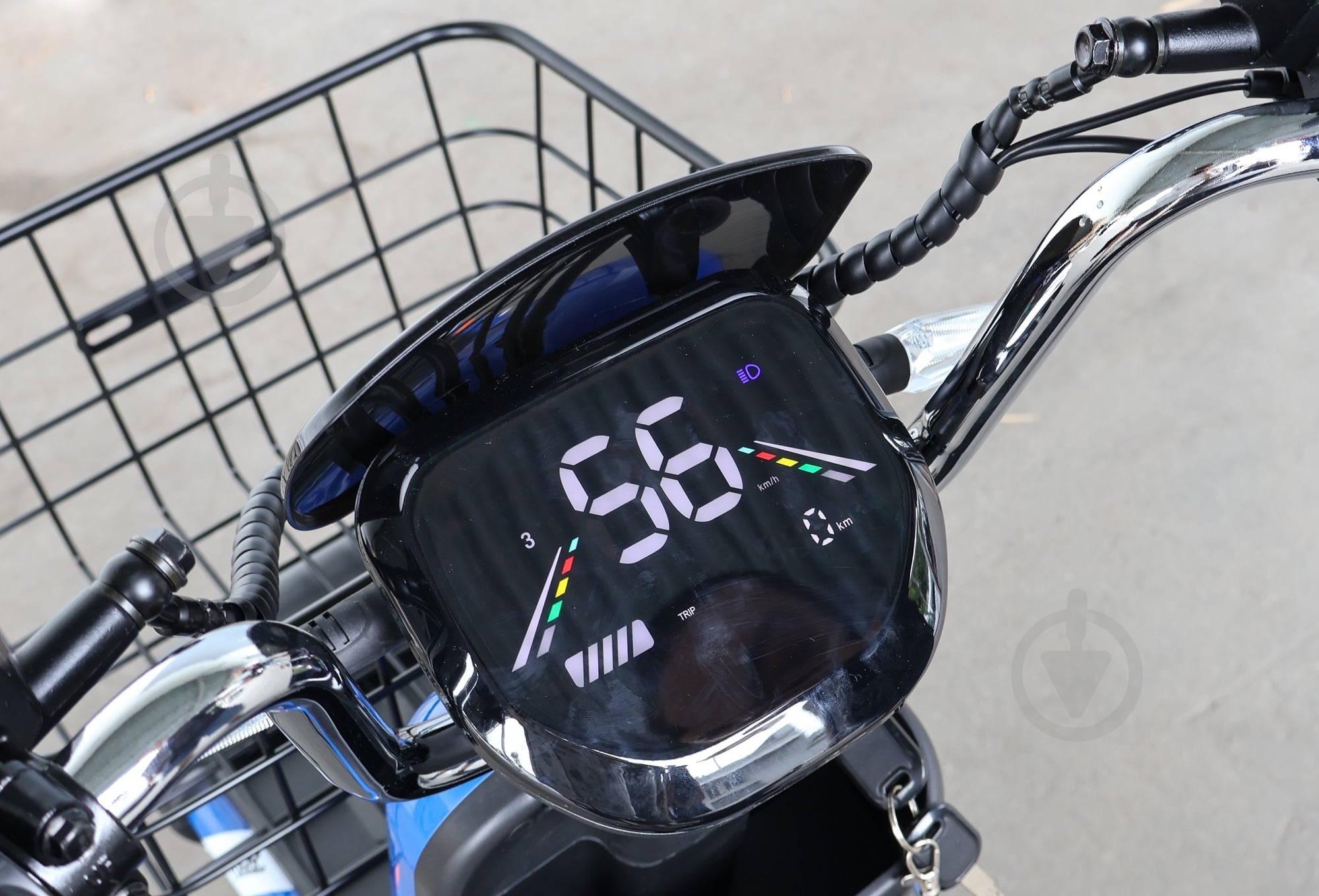 Электроскутер Maxxter RUNNER (Black-Blue) 1500 Вт - фото 9