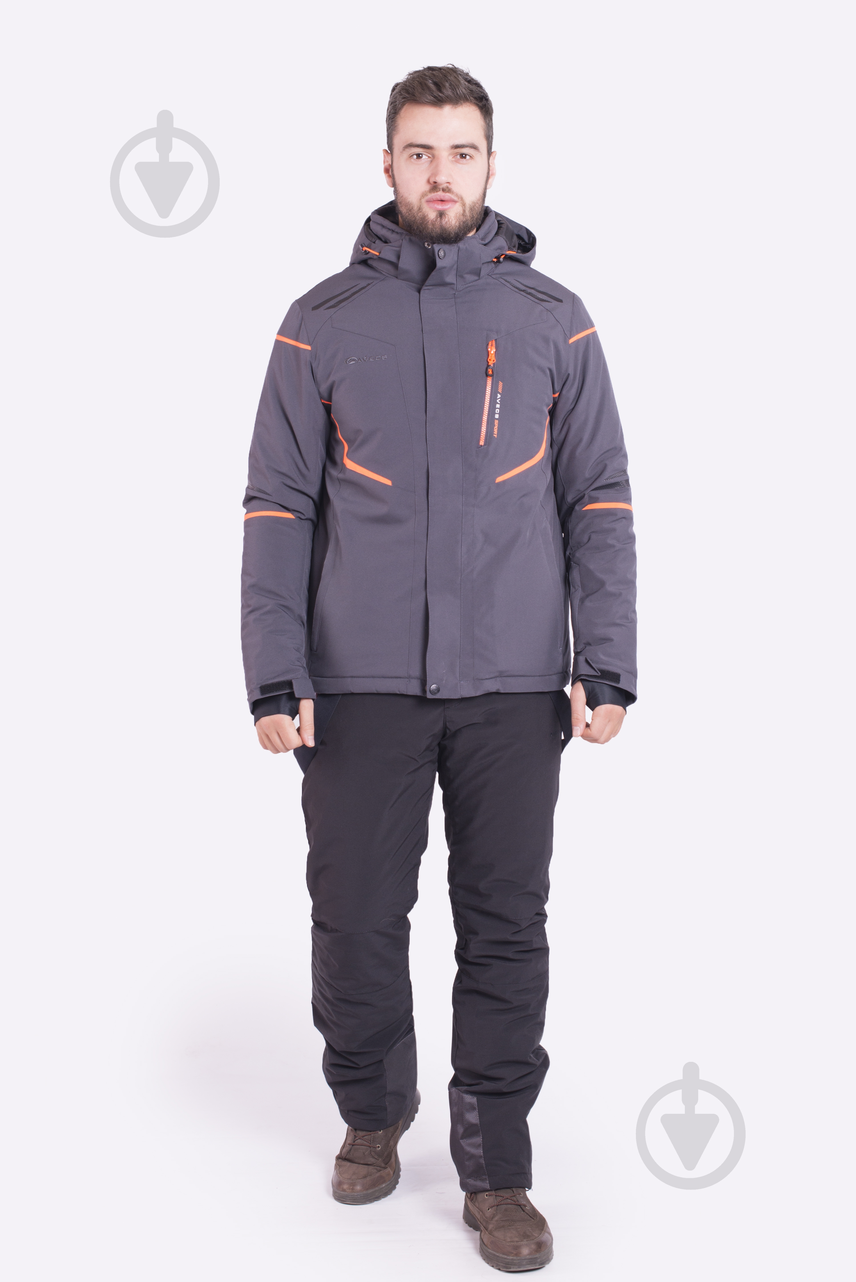 Куртка мужская зимняя Avecs AV-70399/2 р.XXL серая - фото 3 Куртка мужская зимняя Avecs AV-70399/2 р.XXL серая - фото 3