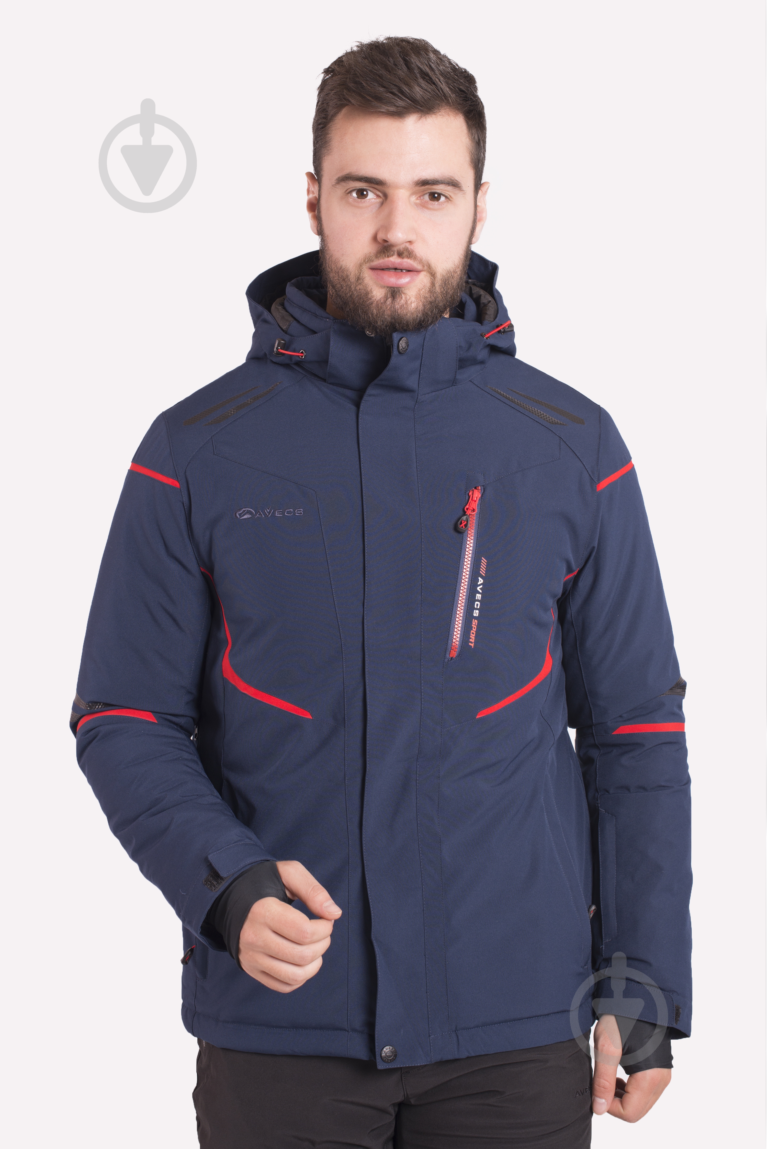 Куртка мужская зимняя Avecs AV-70399/3 р.XL синяя - фото 3