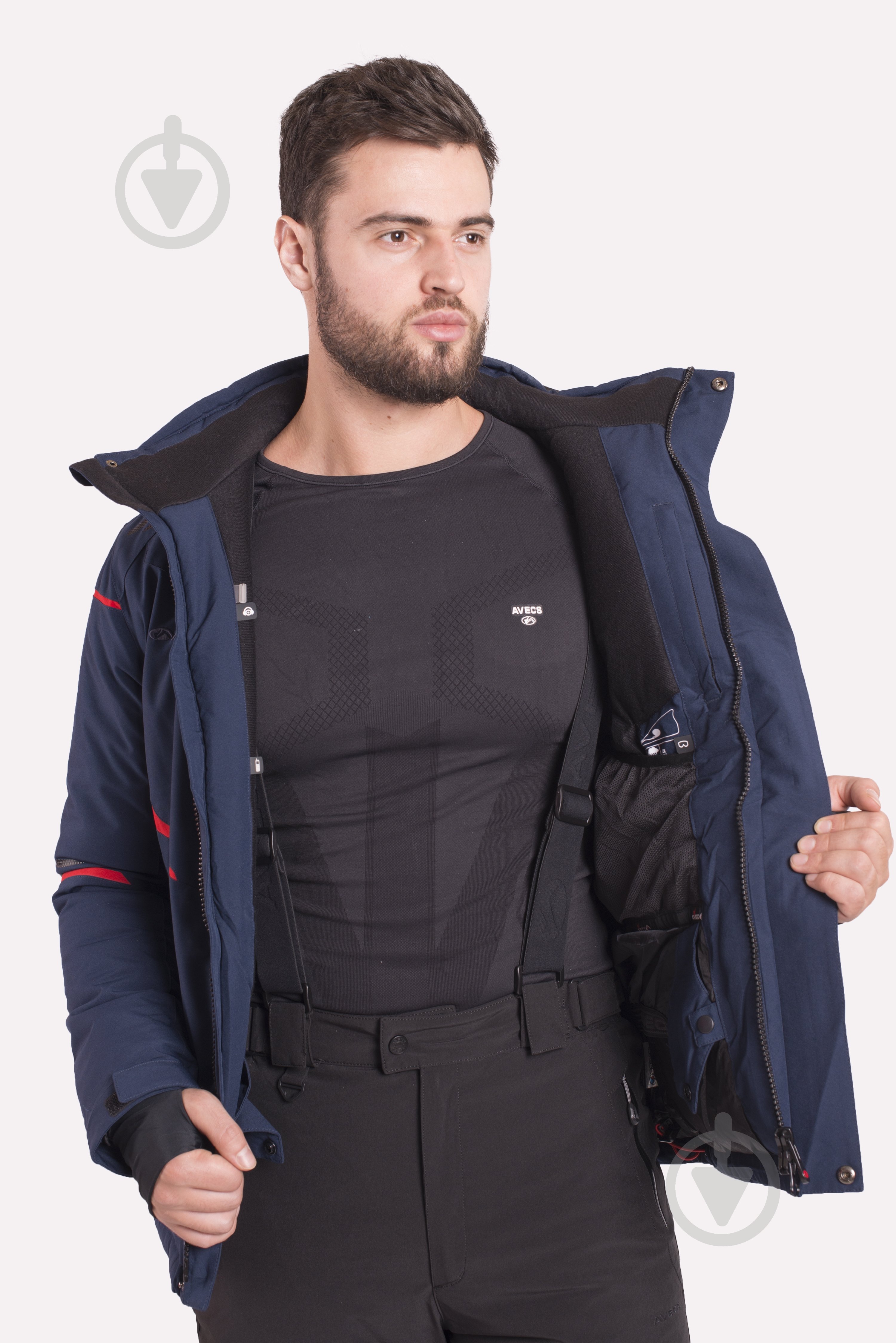 Куртка мужская зимняя Avecs AV-70399/3 р.XL синяя - фото 5