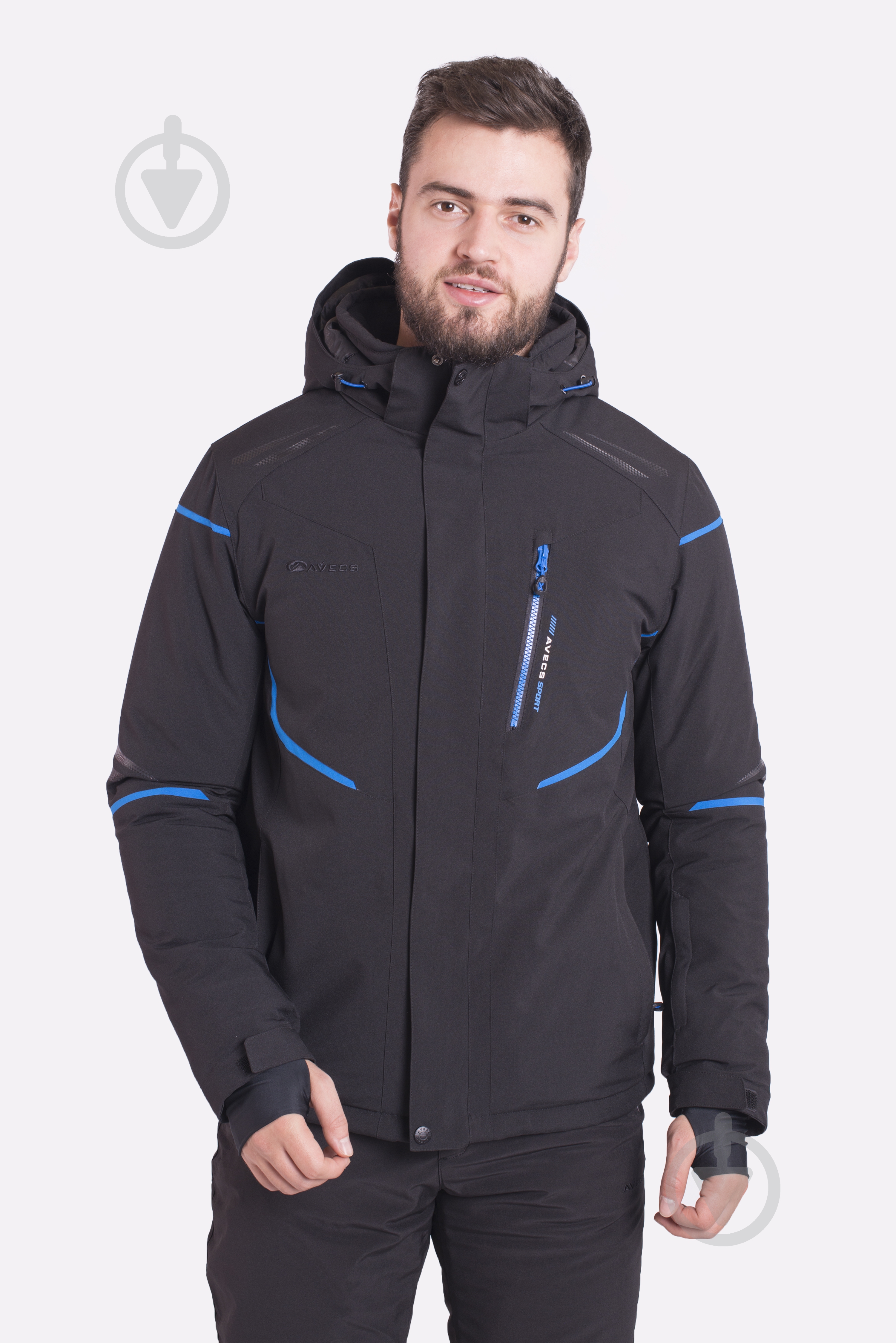 Куртка мужская зимняя Avecs AV-70399B/1 р.XXXXL черная - фото 3