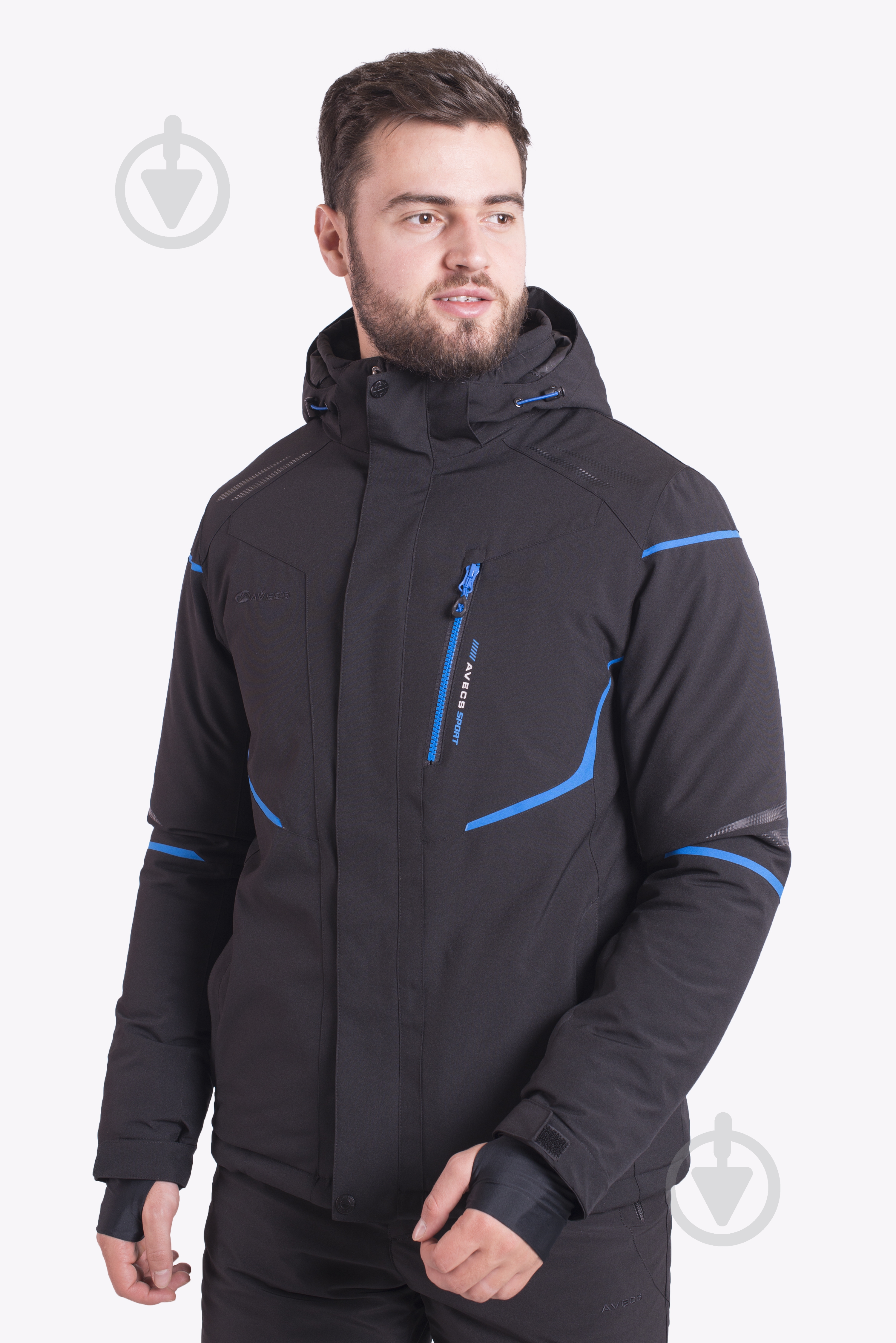 Куртка мужская зимняя Avecs AV-70399B/1 р.XXXXL черная - фото 4