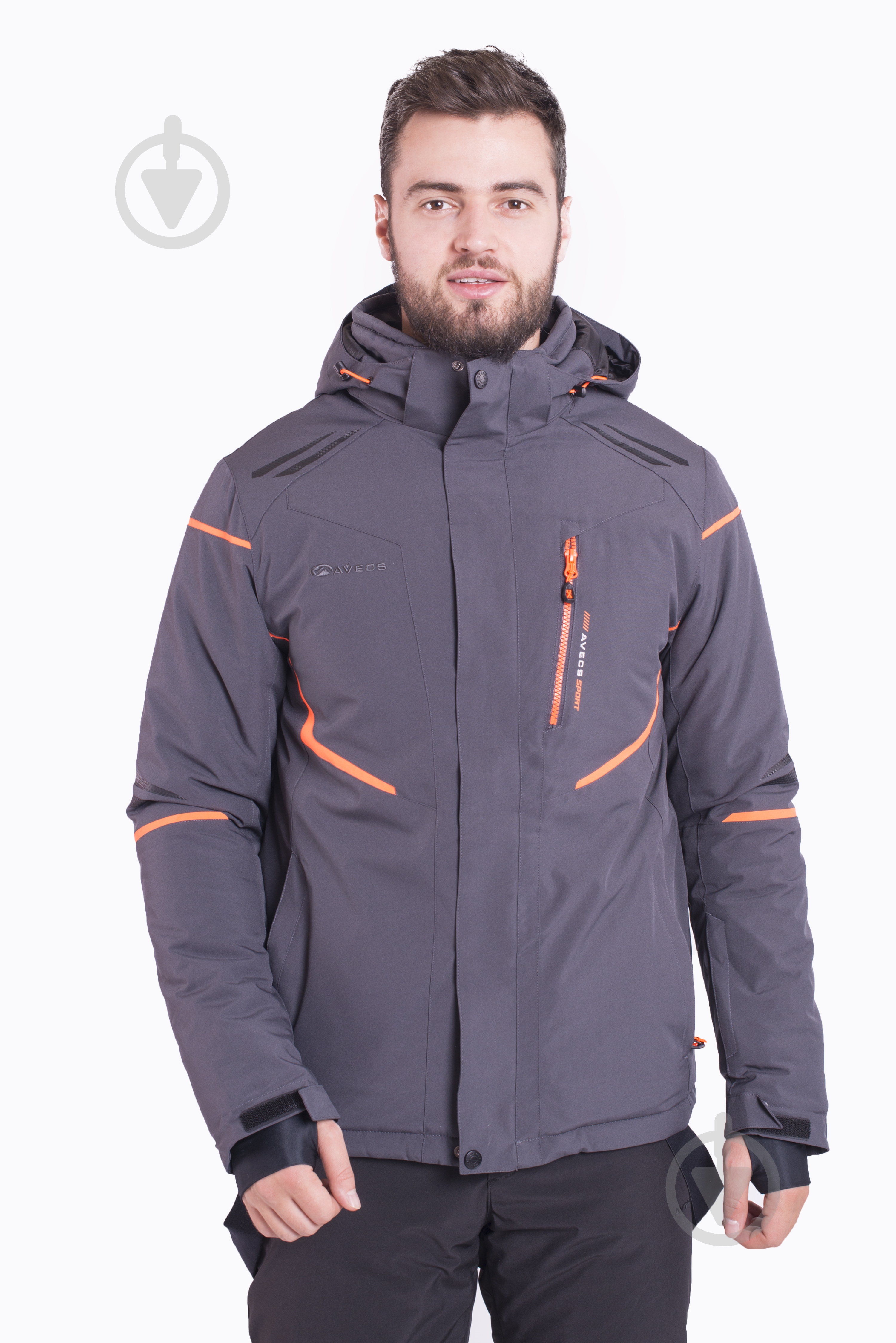 Куртка мужская зимняя Avecs AV-70399B/2 р.XXXL серая - фото 4 Куртка мужская зимняя Avecs AV-70399B/2 р.XXXL серая - фото 4