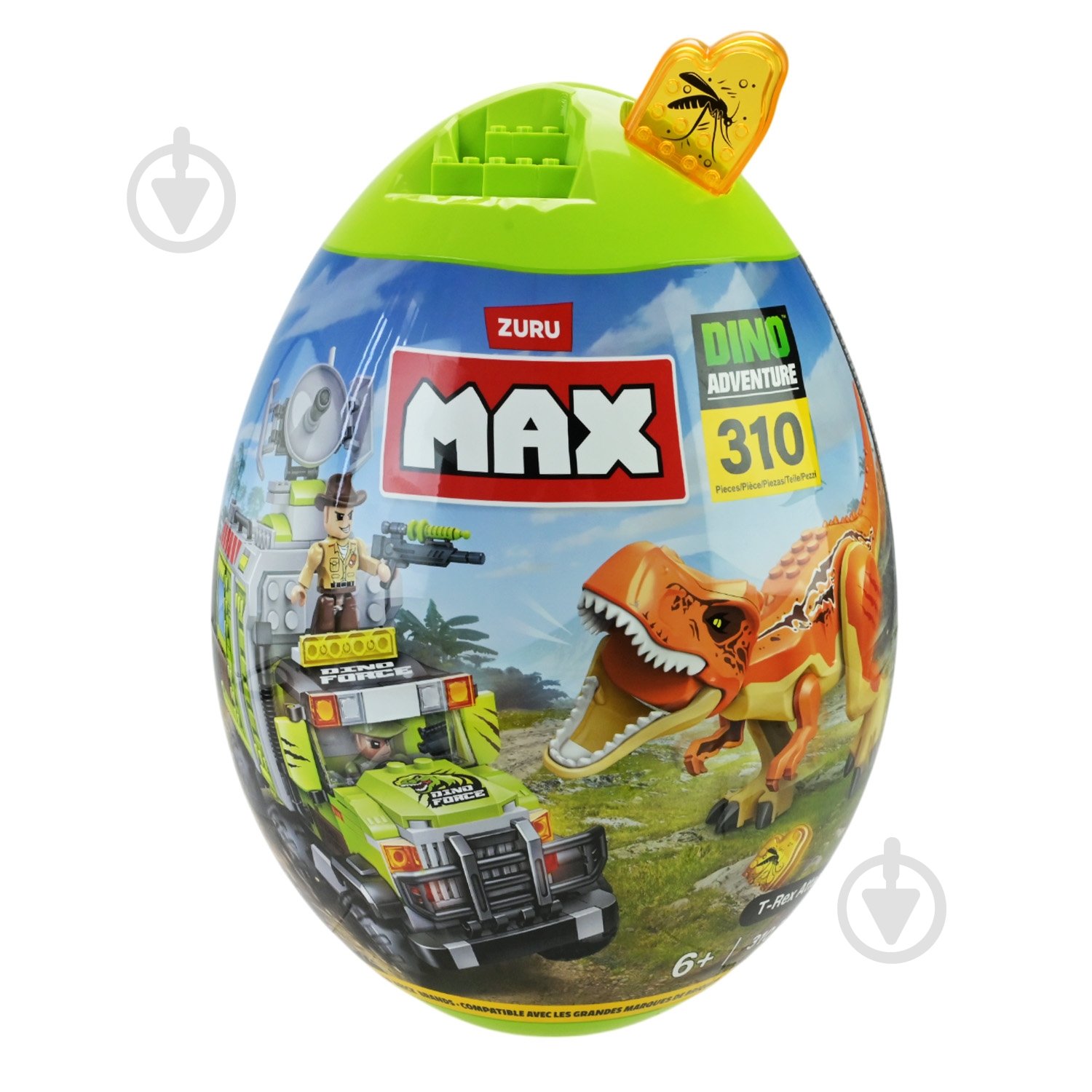 Конструктор Zuru MAX Dino Adventure у капсулі 83154 - фото 7 Конструктор Zuru MAX Dino Adventure у капсулі 83154 - фото 7