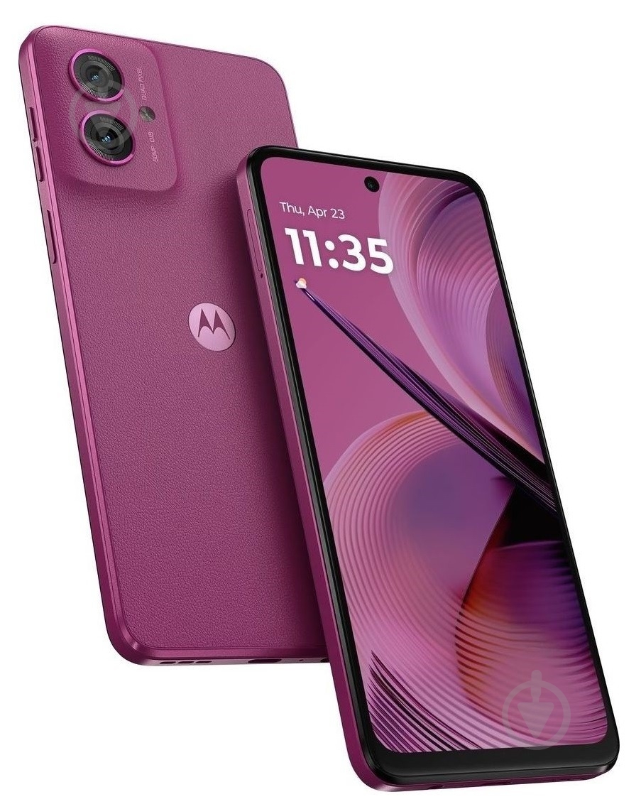 Смартфон Motorola G55 8/256GB twilight purple (PB5U0011RS) - фото 5