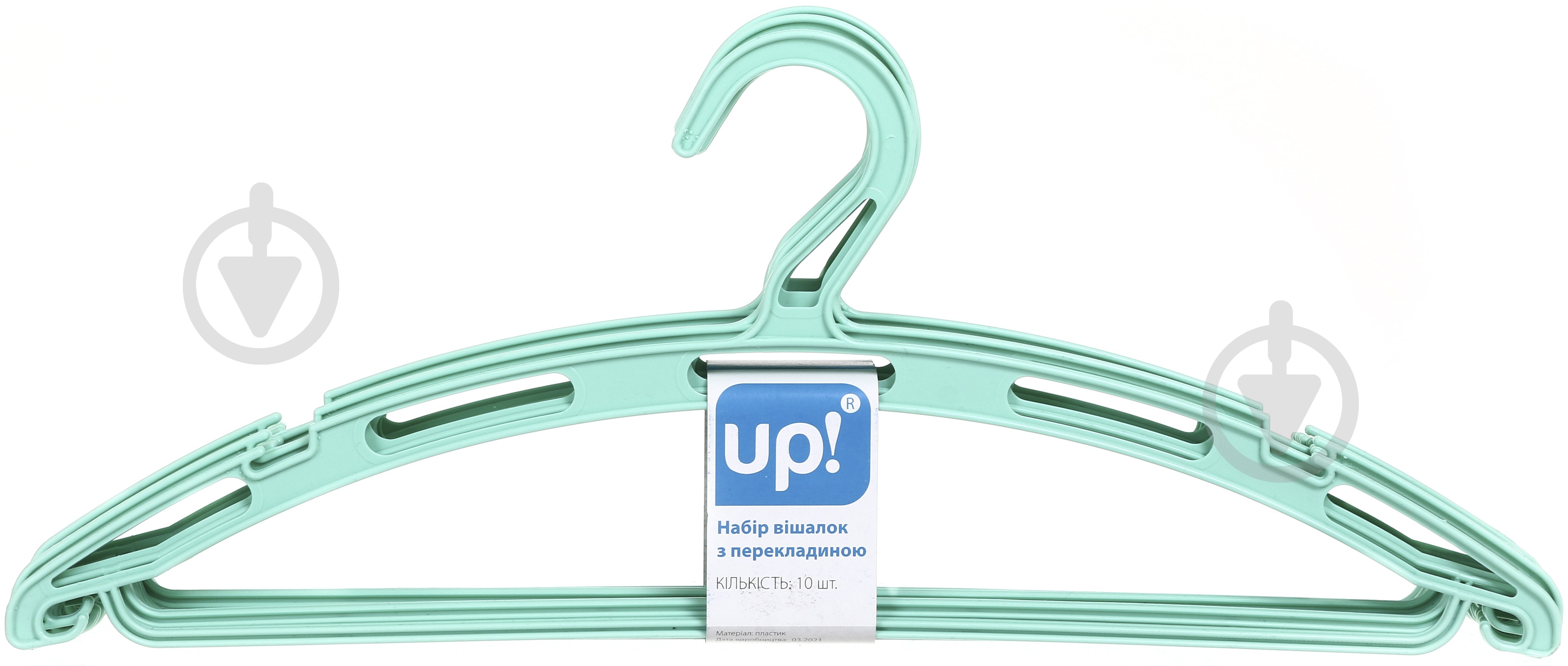 Набір плічок UP! (Underprice) в асортименті 41 см 10 шт. - фото 5