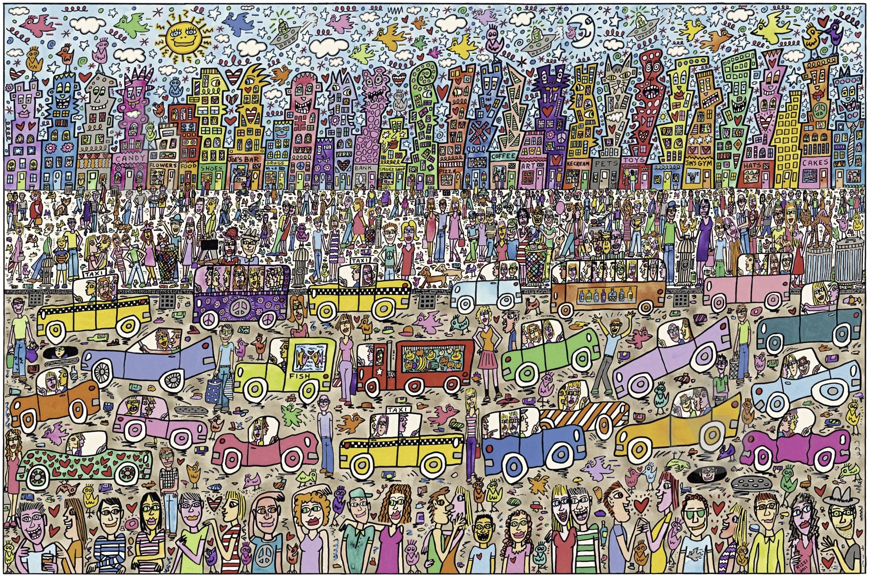 Пазл Ravensburger Джеймс Рицци: Город RSV-174270 - фото 2