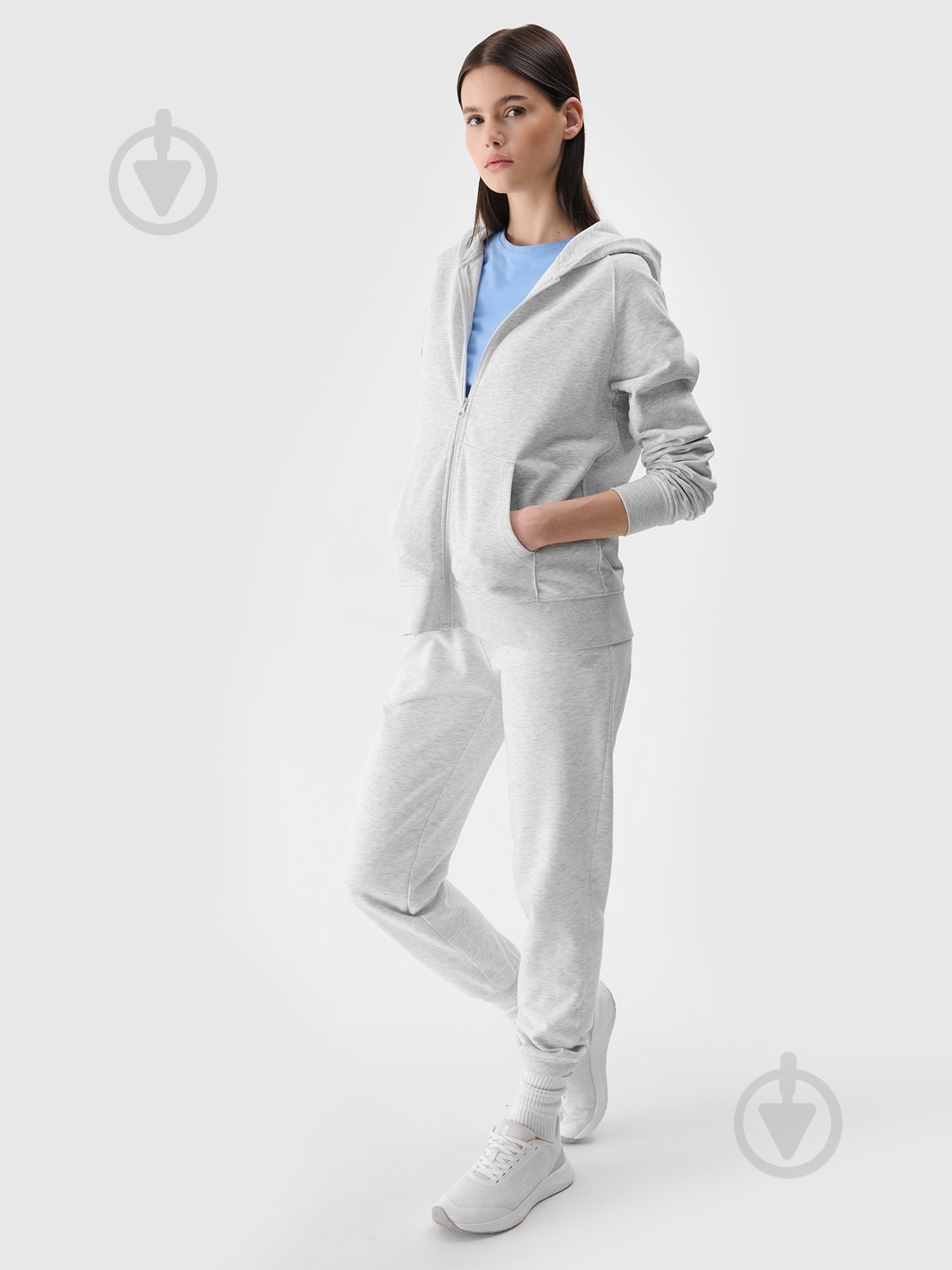 Джемпер 4F SWEATSHIRT F1763 4FWMM00TSWSF1763-27M р.XS сірий - фото 2 Джемпер 4F SWEATSHIRT F1763 4FWMM00TSWSF1763-27M р.XS сірий - фото 2