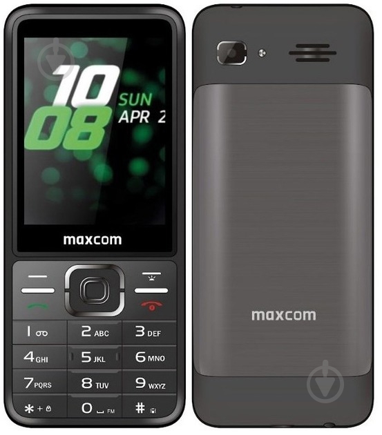 Мобильный телефон Maxcom MM244 black MM244 Black - фото 1