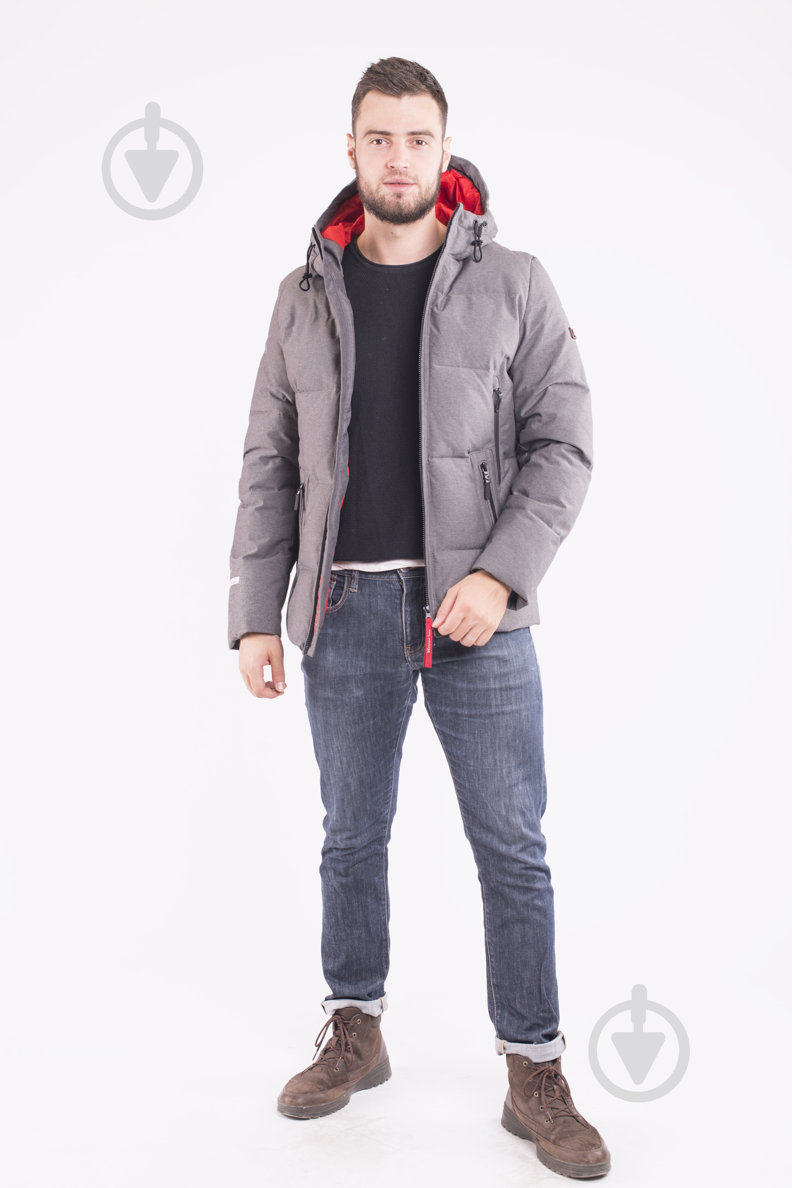 Куртка мужская зимняя Avecs AV-70402/17 р.L темно-серая - фото 1 Куртка мужская зимняя Avecs AV-70402/17 р.L темно-серая - фото 1