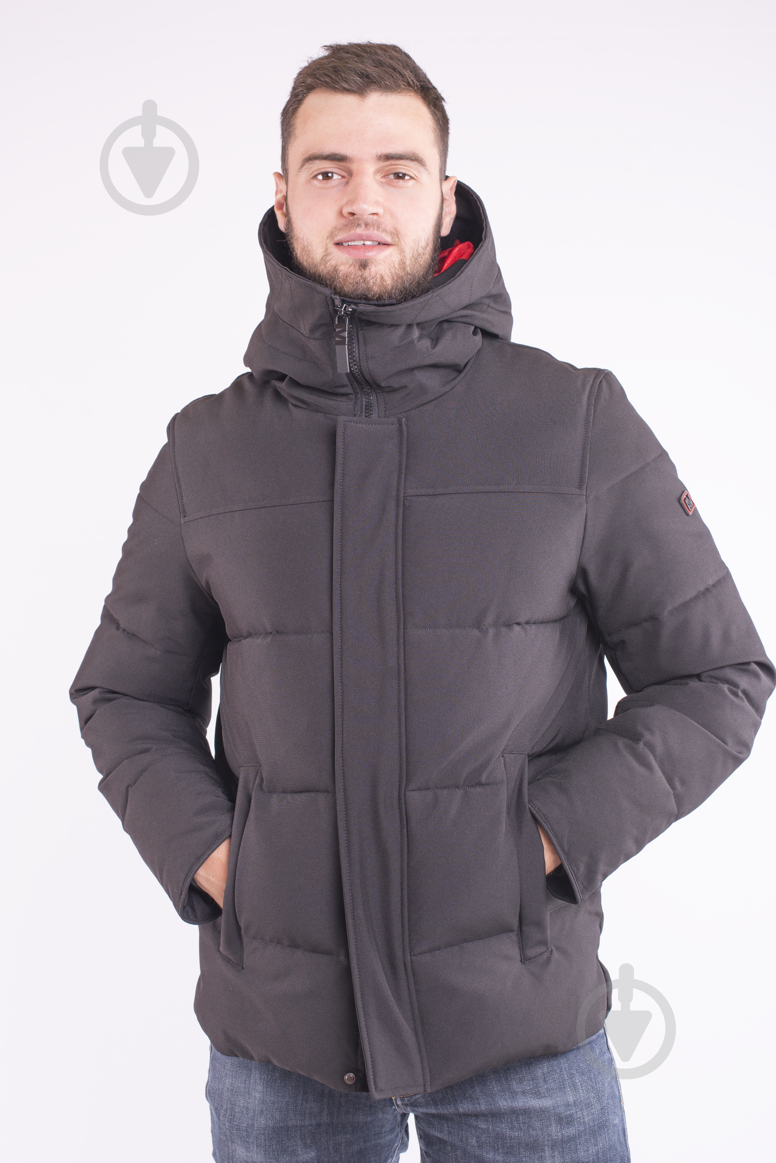 Куртка мужская зимняя Avecs AV-70403/1 р.XL черная - фото 1