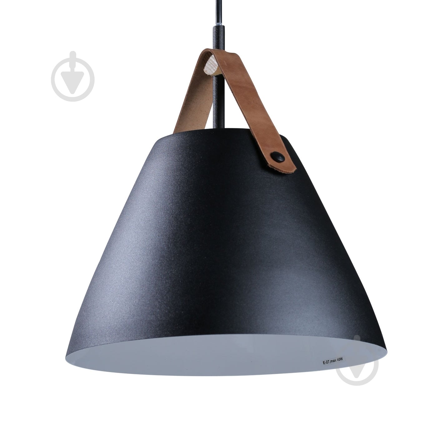 ВІТРИНА! Підвіс Светкомплект D-260 Leather 1x40 Вт E27 чорний - фото 2 ВІТРИНА! Підвіс Светкомплект D-260 Leather 1x40 Вт E27 чорний - фото 2