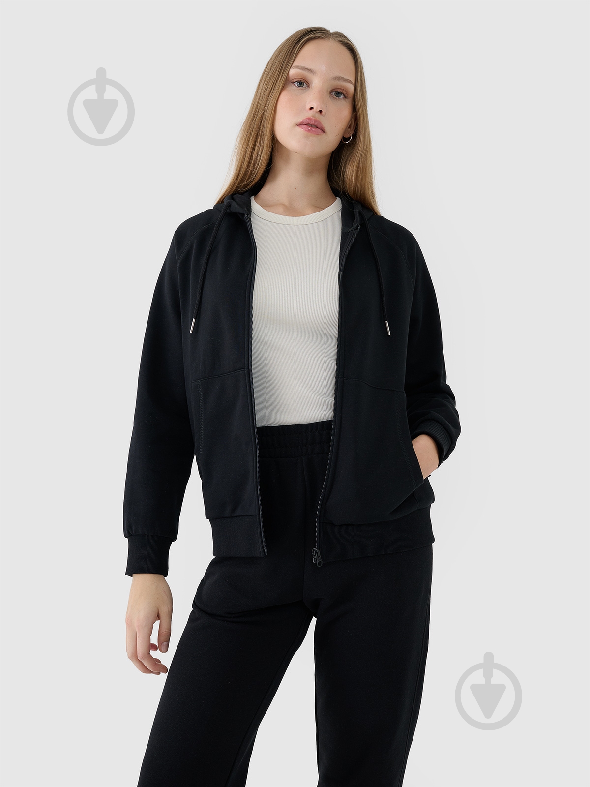 Джемпер 4F SWEATSHIRT F1541 4FWSS25TSWSF1541-20S р.XS черный - фото 4