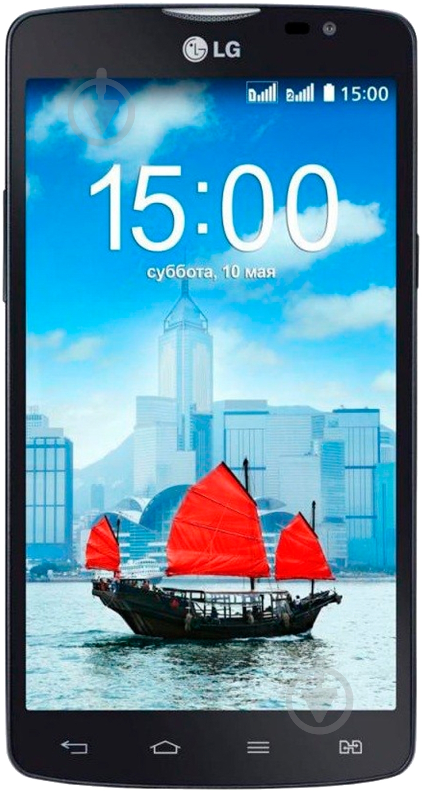 Смартфон LG Optimus L70 Dual 1/4GB (D325 black) - фото 1