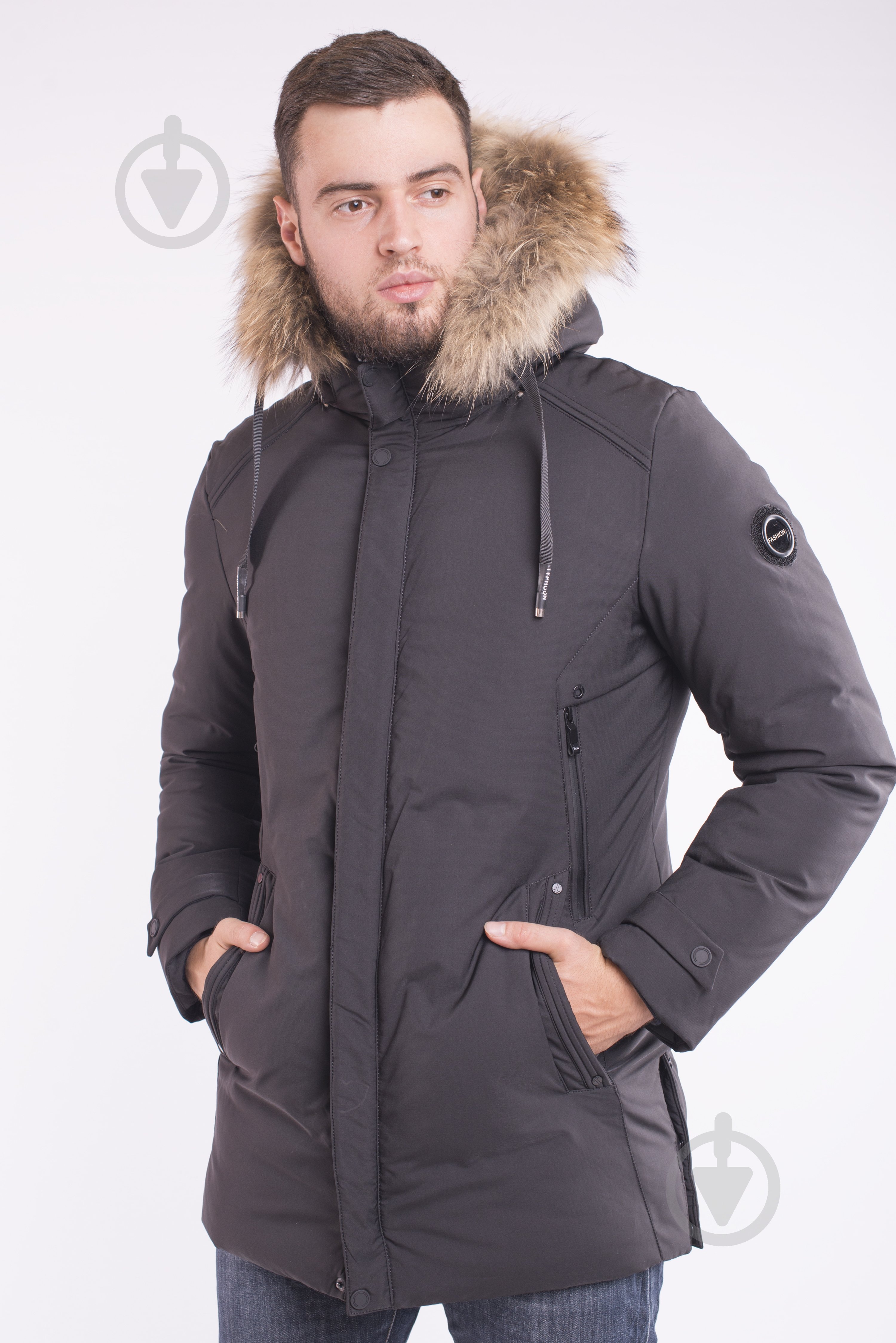 ᐉ Куртка мужская зимняя Avecs AV-70315/1 р.XXL черная • Купить в