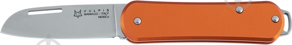 Ніж складаний Fox Knives Vulpis Aluminium Orange 1753.07.04 - фото 1 Ніж складаний Fox Knives Vulpis Aluminium Orange 1753.07.04 - фото 1